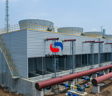 鼓風式逆流冷卻塔